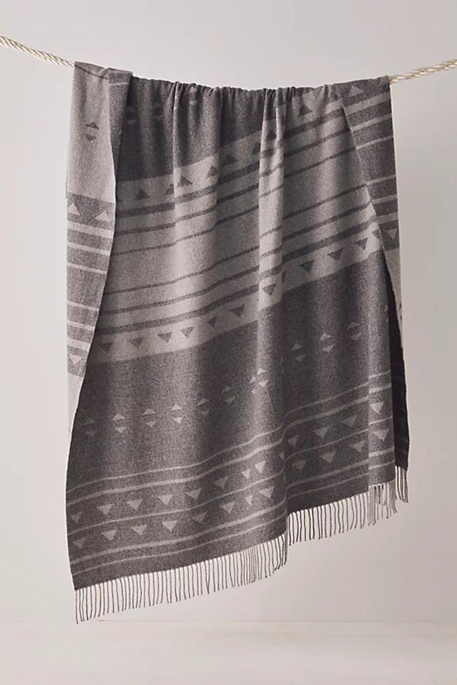 Bear Creek Cashmere Throw Blanket by Faherty at Free People, Stone, One Size