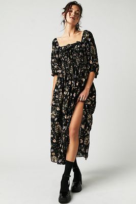 Oasis Printed Midi Dress by Free People, Combo,