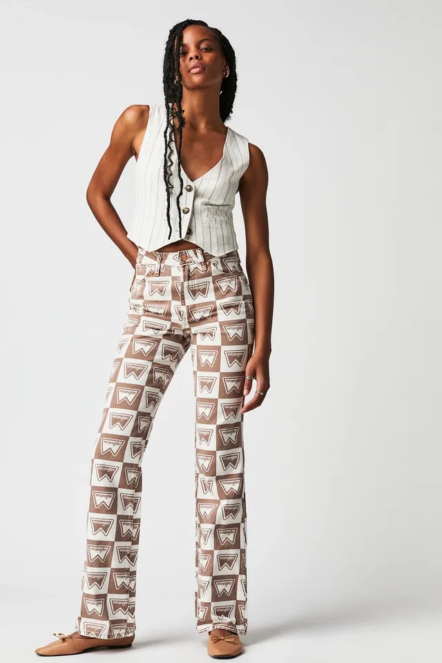 Free people wrangler wide barrel jeans Outlet