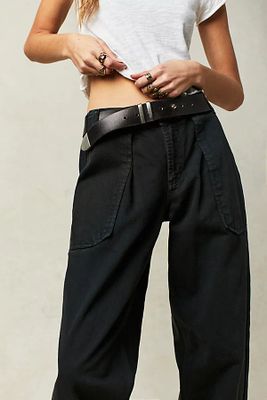 Maeve Low-Slung Oversized Jeans by We The Free at People, Caviar,