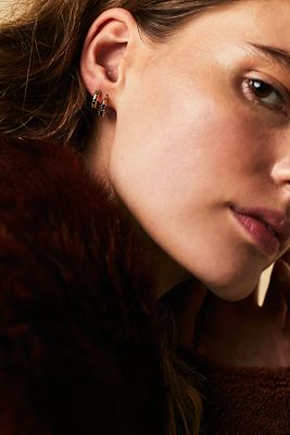 Ombre Ear Party Gift Set by Jackie Mack at Free People, Jet, One Size