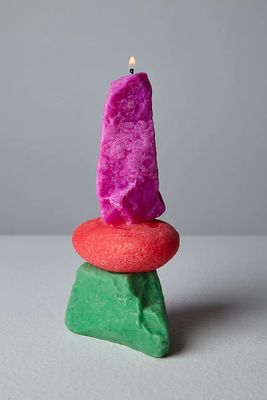 Small Cairn Candle By Made Humans at Free People, One