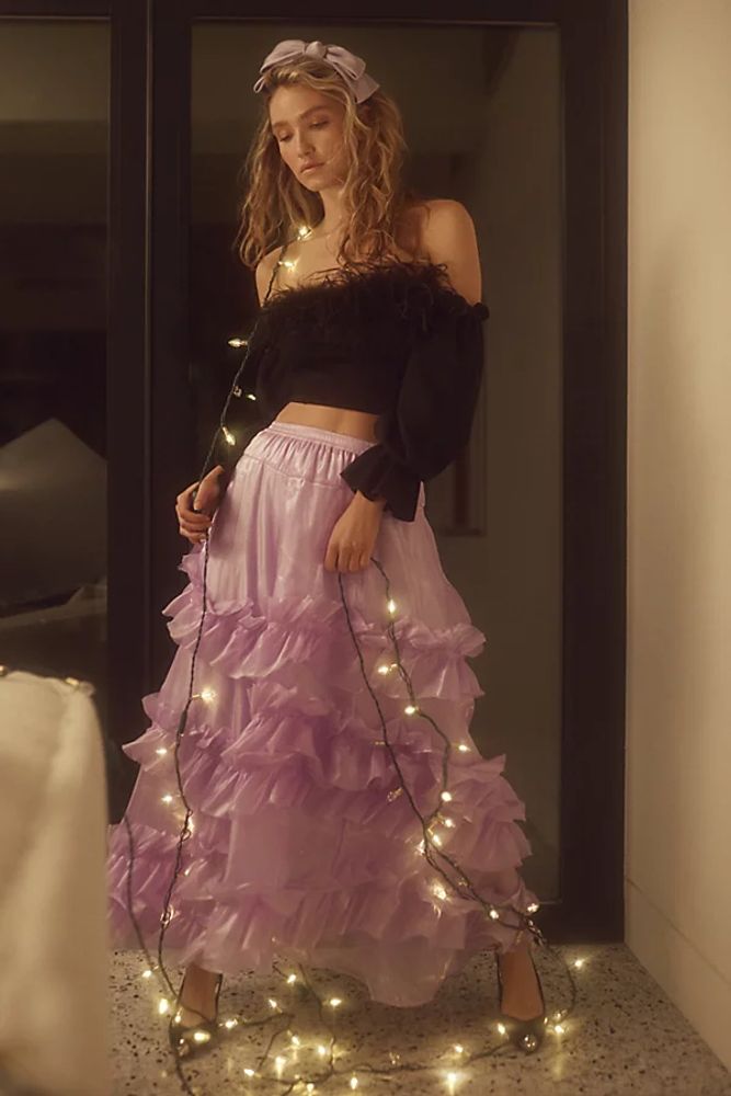 Chevelle Skirt by Free People, Dramatic Orchid,