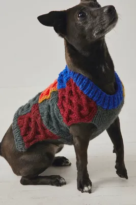 Patchwork Dog Sweater