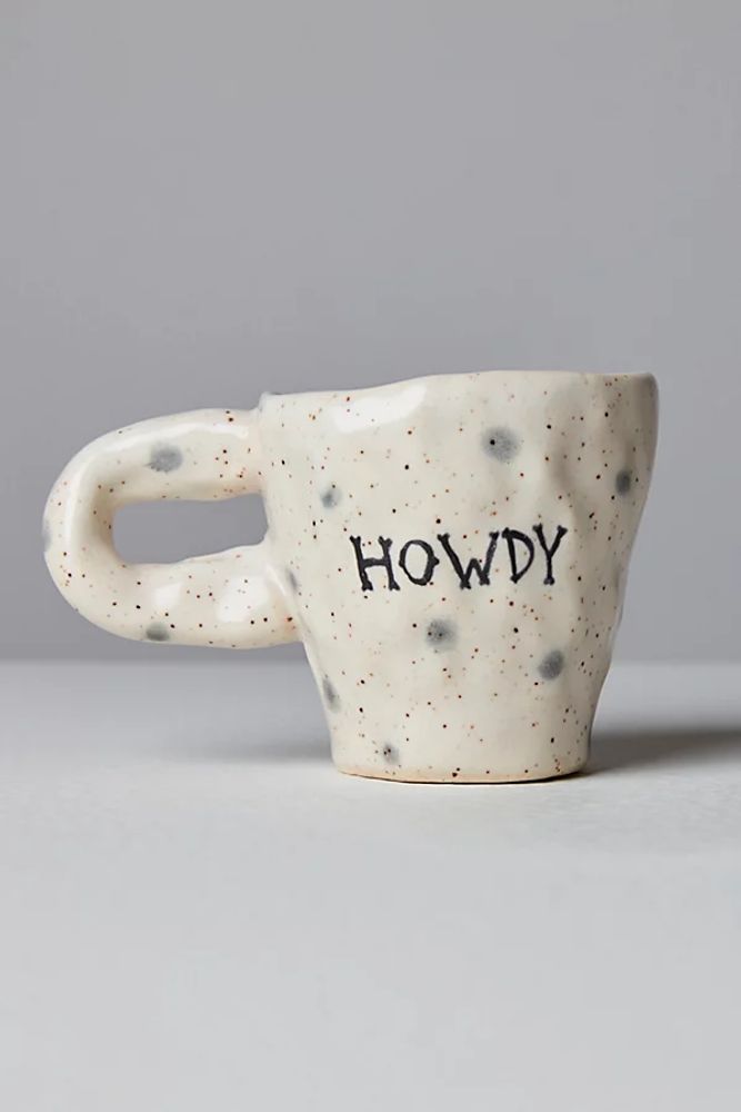 Juice Ceramics Howdy Espresso Mug by Juice Ceramics at Free People, Ivory, One Size