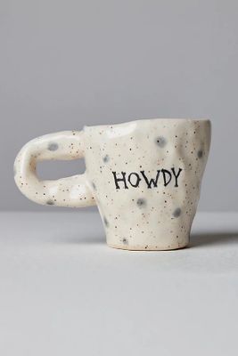 Juice Ceramics Howdy Espresso Mug by Juice Ceramics at Free People, Ivory, One Size