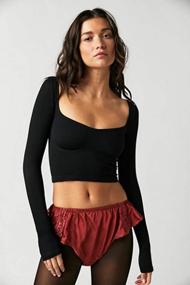 Meg Seamless Long-Sleeve Cami