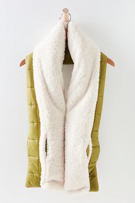 Downhill Puffer Scarf by Free People, One