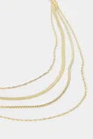 Gold Plated Lara Layer Choker