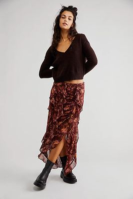Flounce Around Maxi Skirt by Free People, Combo, US