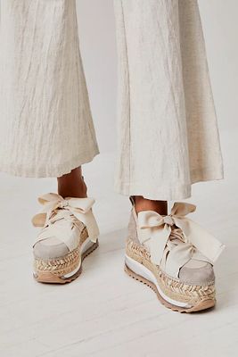 Chapmin Double Stack Sneakers by Free People, Ivory, EU 38