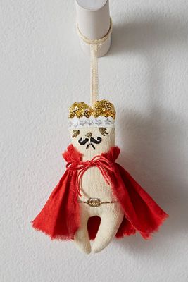 Mercury The Mouse Ornament by Skippy Cotton at Free People, Natural, One Size