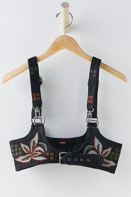 Ursa Major Embroidered Harness by FP Collection at Free People, MIdnight,