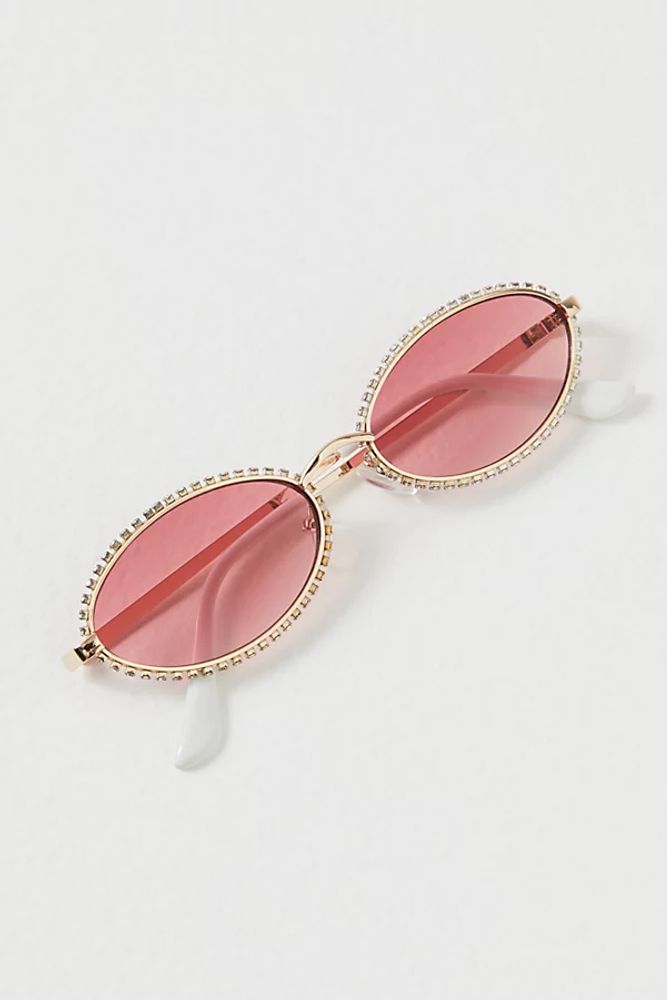Marquee Round Sunglasses by Free People, One