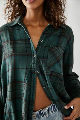 Kalli Plaid Buttondown by We The Free at People,