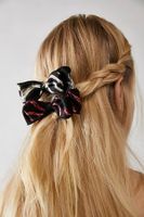 Kenny Printed Bow Clips by Free People, One