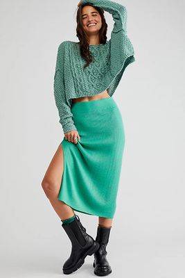 Golden Hour Midi Skirt by Free People,