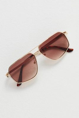 Roger Aviator Sunglasses by Free People, One