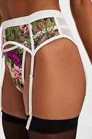 The Embroidery Garter Belt