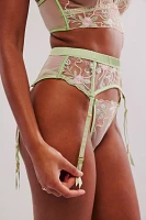 The Embroidery Garter Belt