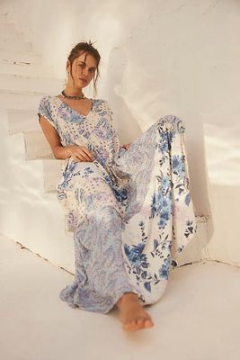 Desert Flower Patched Maxi Dress by Free People, Combo,