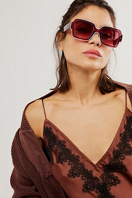 Shadow Side Rectangle Sunglasses