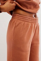 Recycled Fleece Wide-Leg Pants