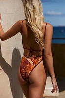 free-est Amber Printed One-Piece Swimsuit