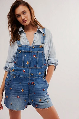 Driftwood Embroidered Shortalls