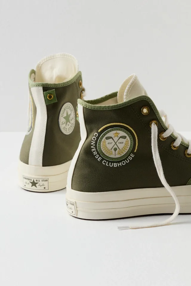 Vintage 1908 Converse All Star Chuck Taylor High Tops Green Men's Sz 6