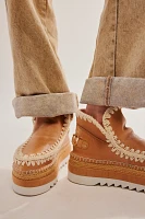 Mou Jaws Jute Ankle Boots