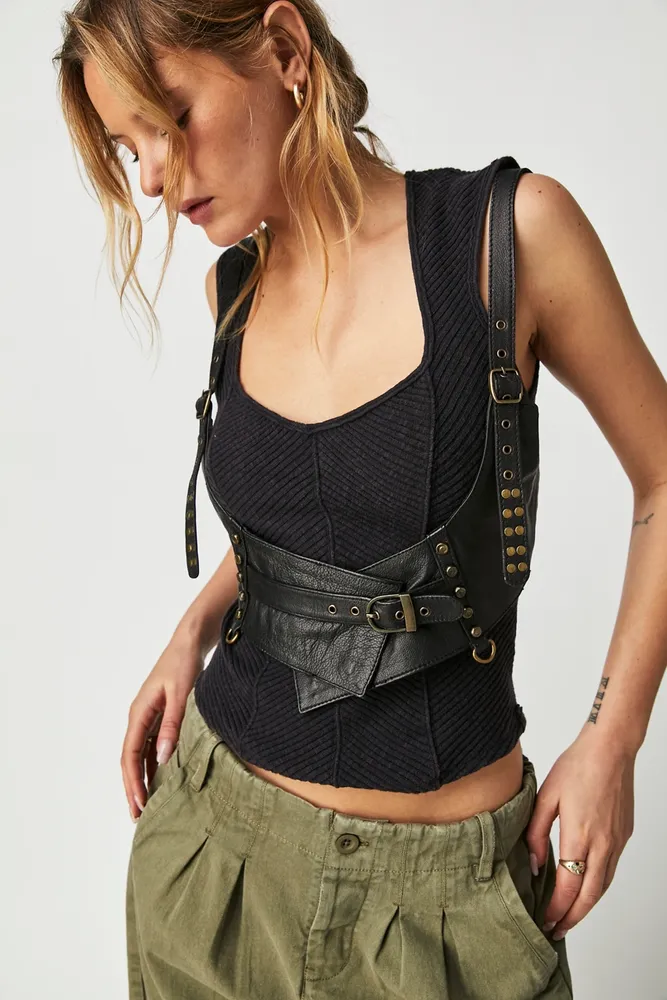 Free People, Accessories, Free People Harness Holster Vest