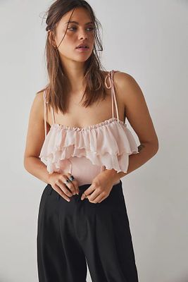 Crushin' On You Bodysuit by Intimately at Free People, Rose,