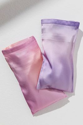 Crystal Silk Eye Pillow by Halfmoon Yoga at Free People, One