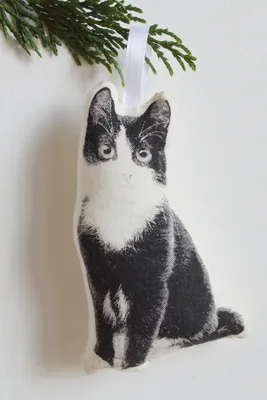 Silkscreen Kitten Ornament