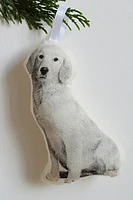 Silkscreen Golden Retriever Ornament