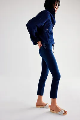 We The Free Knockout Mid-Rise Crop Jeans