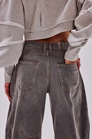 We The Free Good Luck Mid-Rise Barrel Jeans