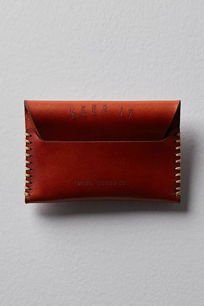Slim Tuck Wallet by Misc. Goods at Free People, Golden, One Size