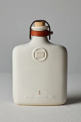 Ceramic Flask by Misc. Goods at Free People, Ivory, One Size