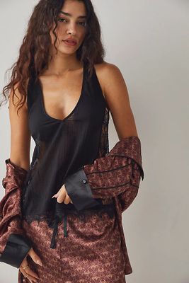 Halfway There Cami by Intimately at Free People, Washed Black,