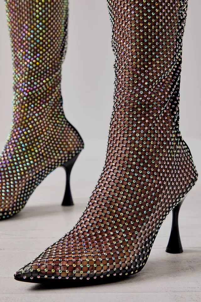 jeffrey campbell mesh boots