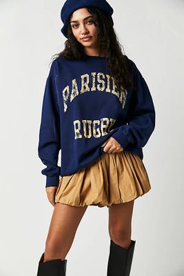 Caught Up Bubble Short by Free People, Chesapeake,