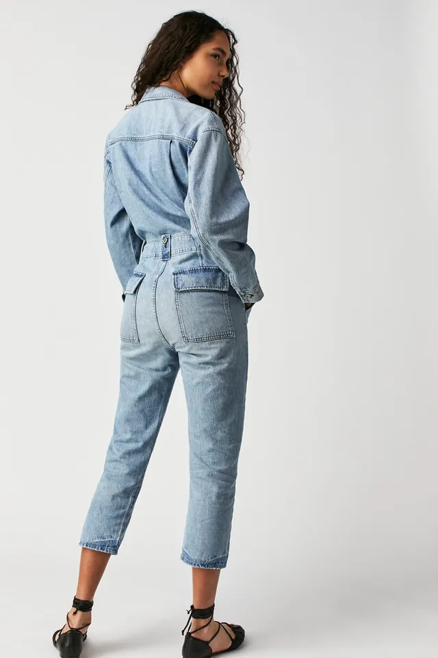 The Everyday Nursing Denim Jumpsuit – HATCH Collection