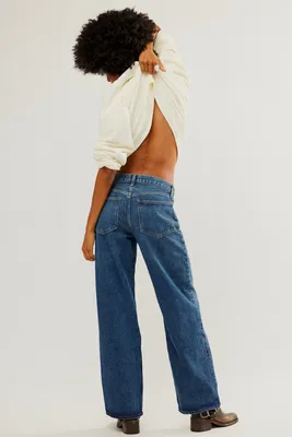 Wide leg 80's jeans