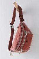 Caraa Velvet Small Sling Bag by Caraa at Free People, Rose, One Size