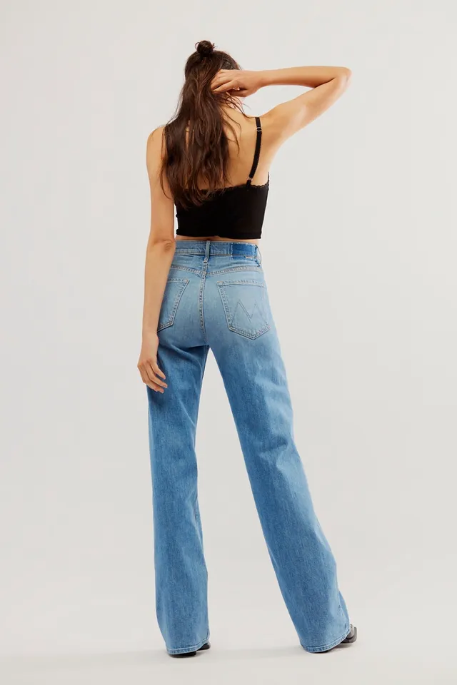 MOTHER The Lasso Heel High-Rise Wide-Leg Jeans