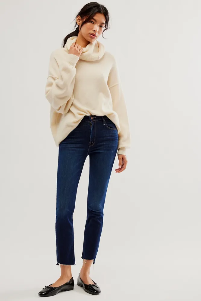 MOTHER The Dazzler Mid-Rise Straight-Leg Jeans