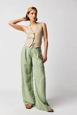 MOTHER High-Waisted Pouty Prep Heel Pants