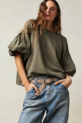 Blossom Tee by Free People, Sea Lion, M
